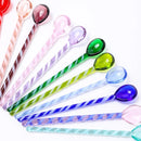 GobekUsa Colorful Glass Stirring Spoon Set
