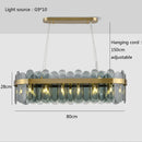 GobekUsa Glass Chandelier for Ceiling: Elegant Lighting Solution for Dining Table