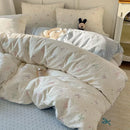 GobekUsa Cartoon Printed Cotton Bedding Set - Soft, Skin-Friendly Duvet Cover