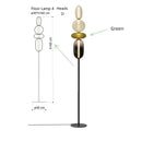 GobekUsa Glass Floor Lamp LED Table Light - Italian Design High Quality