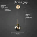 GobekUsa Glass Ball Wall Sconce Light Fixture Golden Bedside Lamp for Home Decor