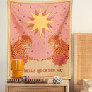 GobekUsa Leopard Tapestry Wall Hanging | Psychedelic Bohemian Tapestries for Bedroom and Living Room