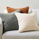 GobekUsa Boucle Teddy Throw Pillow Case Set of 2