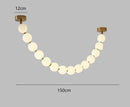 Nordic Beaded Alloy Pendant Light