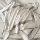 GobekUsa 1000TC Egyptian Cotton Embroidered Bedding Set, Queen King Size Duvet Cover Set