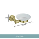 GobekUsa Gold Hardware Set: Towel Bar, Toilet Paper Holder, Robe Hook, Cup Hanger