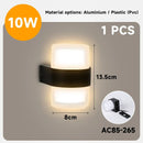 GobekUsa Courtyard LED Wall Light: Outdoor Porch Garden Bedroom Decorative Lighting Fixtures