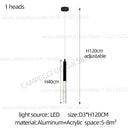 GobekUsa Cylindrical Chandelier: Modern Nordic Indoor Lighting for Living Room, Staircase & Ceiling