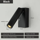 GobekUsa Adjustable Angle LED Wall Lamp for Bedside Reading & Bedroom Ambiance