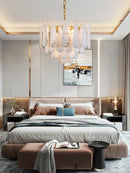GobekUsa Art Deco Marble Home Chandelier Lighting Dimmable LED 2025