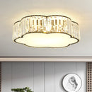 GobekUsa Crystal Zen Ceiling Light for Living Room, Bedroom, and Dining Room
