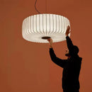 GobekUsa Japanese Style Cloth Pendant Light - Nordic Design for Living Room and Restaurant