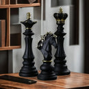 GobekUsa Chess Pieces Figurines: The Queen's Gambit Decor for Home & Office