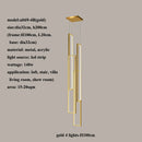 GobekUsa LED Rectangle Staircase Chandelier Pendant Lighting for Modern Living Room Decor