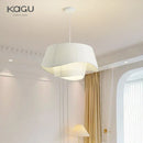 GobekUsa Cream Fabric Chandelier: Retro Nordic Attic Light for Bedroom, Living Room, Dining Room