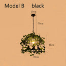 GobekUsa Birdcage Pendant Lights for Chic Decor - Garland Hanging Lamps