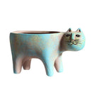 GobekUsa Cat Succulent Plant Pot - Cute Cartoon Animal Design for Home Decor