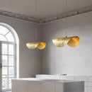 GobekUsa Lotus Leaf Brass Pendant Lamp for Minimalist Living Room and Dining Room