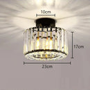 GobekUsa Glass Crystal LED Ceiling Chandelier for Home Decor