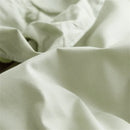 GobekUsa Light Green Flounce 600TC Egyptian Cotton Bedding Set - Queen/King Size