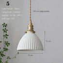 GobekUsa Japanese Ceramic Pendant Light Scandinavian Style Luxury Lamp