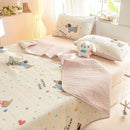 GobekUsa Cartoon Pattern Cotton Single Mattress Mat: Summer Comfort & Non-Slip Performance