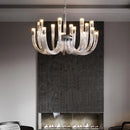 GobekUsa Glass Chandelier LED Hanging Light for Living Room Bedroom Dining Room - 2024 Collection.