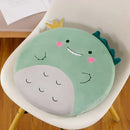 GobekUsa Animal Print Round Office Chair Cushion with Memory Foam & Velvet Cover