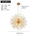 GobekUsa Crystal Dandelion Pendant Lights for Chic Home Decor