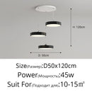 GobekUsa Circular Dimmable Pendant Light Modern Chandelier for Dining Room, Kitchen Island