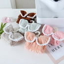 GobekUsa Kids Microfiber Coral Velvet Hand Towels - Cute & Quick-dry for Children