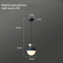 GobekUsa Glass Ball Pendant Lamp: Modern Nordic Light Fixture for Home Decor, Kitchen, Dining, Bedroom