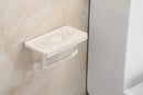 GobekUsa Antique Black Toilet Paper Holder with Phone Shelf