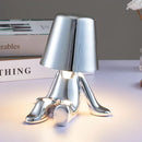GobekUsa Little Golden Man Table Lamp - Art Decor Night Light for Living Room and Children's Room