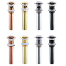 GobekUsa Brass Pop Up Drain for Bathroom Lavatory Sink - Water Drainer