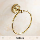 GobekUsa Antique Brass Towel Ring Wall Mounted Rack Shelf Bathroom Towel Holder