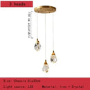GobekUsa Crystal Chandelier Pendant Lights for Elegant Home Decor
