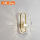 GobekUsa Glass Aisle Wall Lamp Post-Modern Indoor Decoration Art Lighting