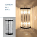 GobekUsa Crystal Wall Lamp: Modern Light Luxury for Living Room, Bedroom, and Corridor.