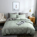 GobekUsa Grain Pattern Double Duvet Cover Set for King & Queen Size Beds