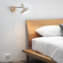 GobekUsa Cream Iron Art LED Wall Lamp for Bedroom Living Room Decor
