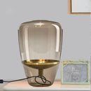GobekUsa Glass Table Lamps Indoor Bedside Lamp for Living Room LED Lighting