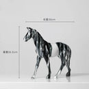 GobekUsa Animal Resin Statue Collection: Abstract Horse Cow French Bullfighting Dog Sculpture