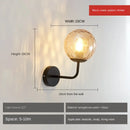 GobekUsa Glass Ball LED Wall Lamp: Gold Nordic Minimalist Sconces Lighting Bedroom Decor Fixtures