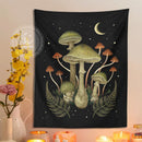 GobekUsa Botanical Mushroom Moom Tapestry Wall Hanging for Boho Living Room Decor