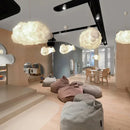 GobekUsa Cloud Chandelier: Modern White Pendant Light for Commercial & Residential Spaces