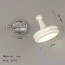 GobekUsa Iron Wall Light: Modern Rotatable LED Wall Lamp for Bedroom Lighting