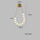GobekUsa LED Fancy Necklace Wall Lamp for Bedside & Living Room