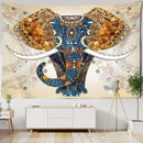 GobekUsa Elephant Mandala Tapestry Tree of Life Wall Hanging Psychedelic Witchcraft Home Decor