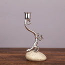 GobekUsa Gecko Lizard Resin Candlestick: Home Decor Figurine & Candelabrum